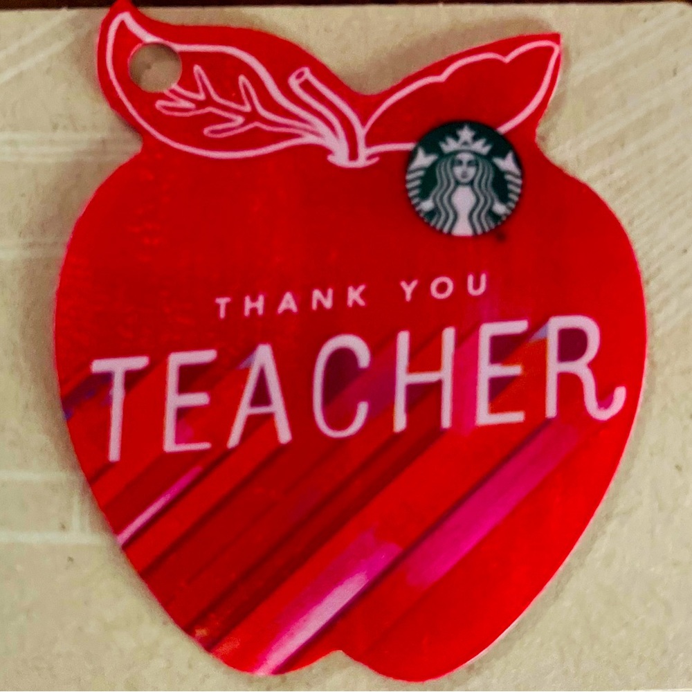 NEW Lot of 3 Starbucks Cards “Thank You Teacher”